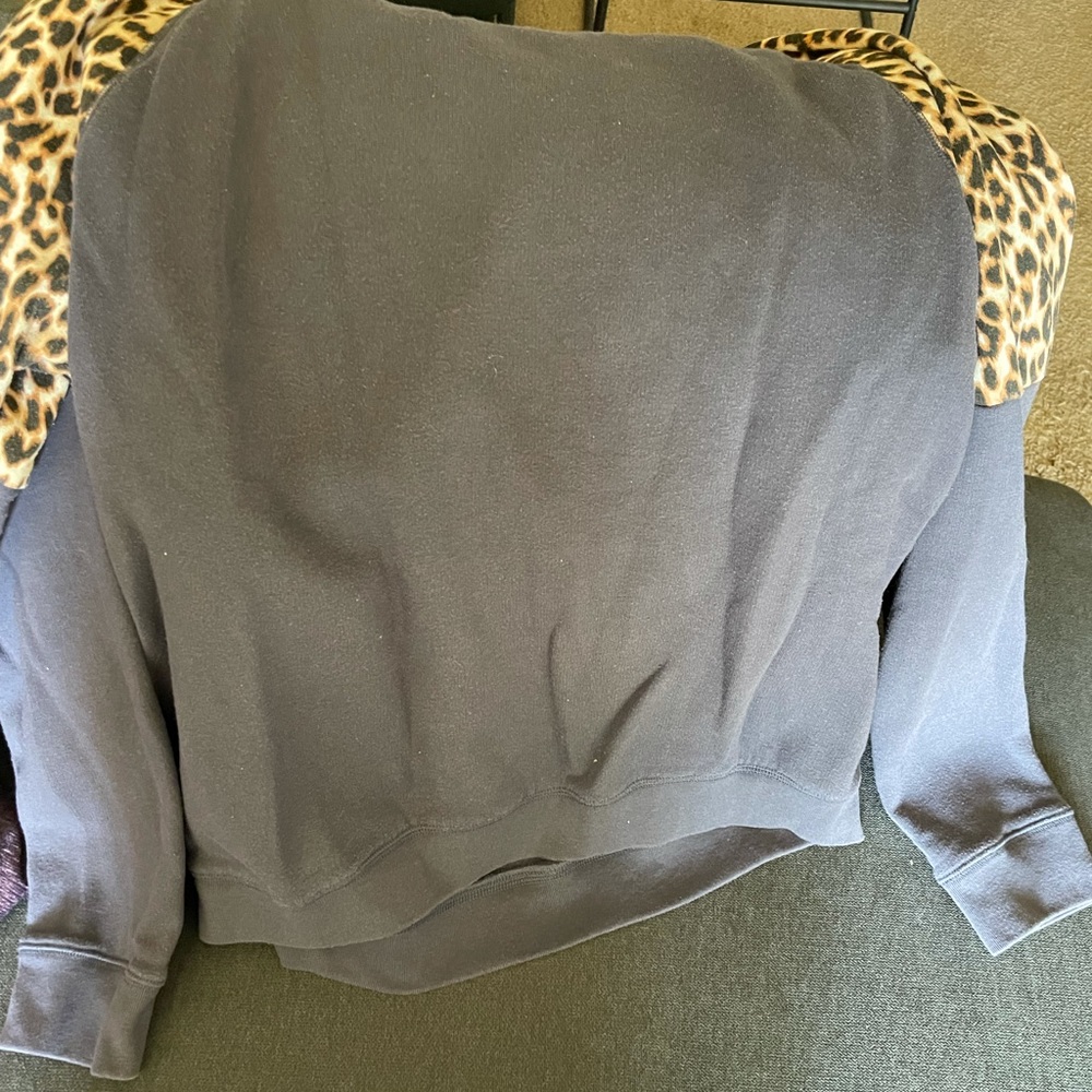 PINK leopard and blue/grey sweatshirt.  Very comfortable!